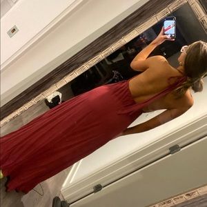 Maxi low back dress
